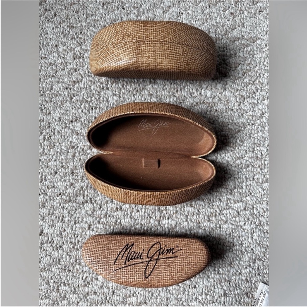 Maui Jim Tan Sunglasses Case